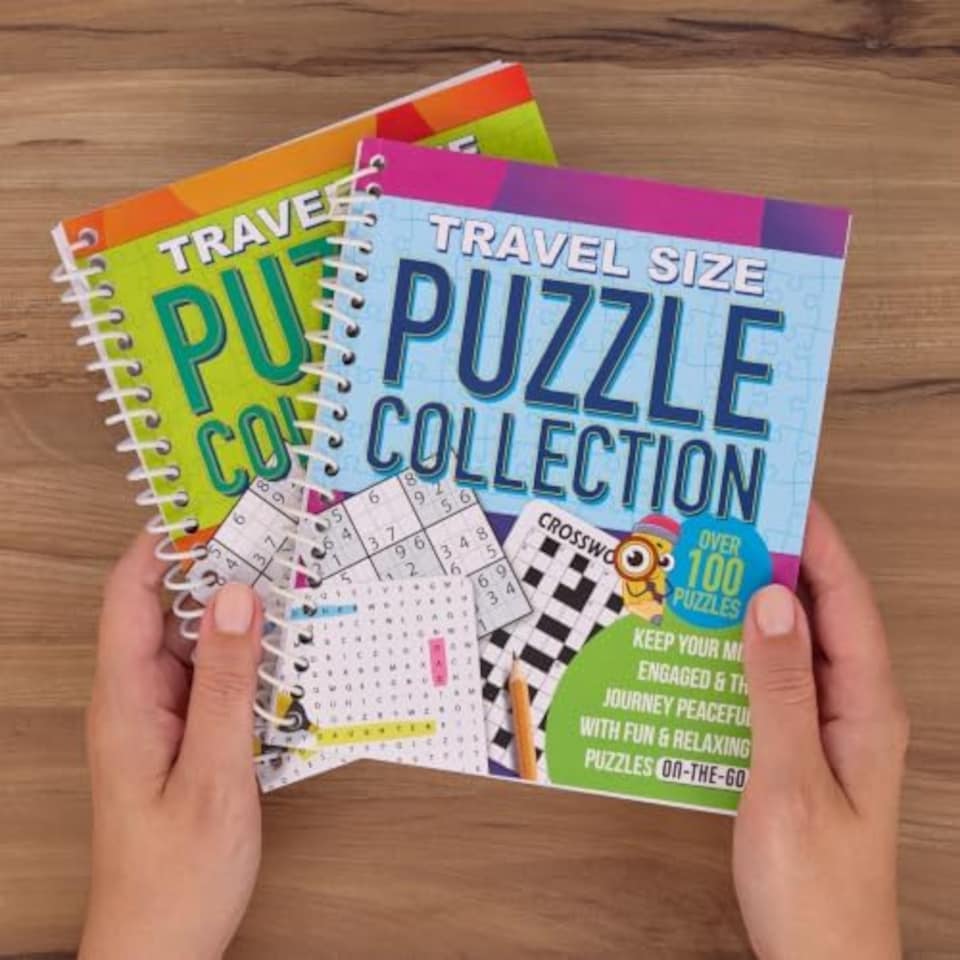 image 1 of Puzzle Books Collection Set of 2 Crossword, Sudoku & Word Search (Puzzle)