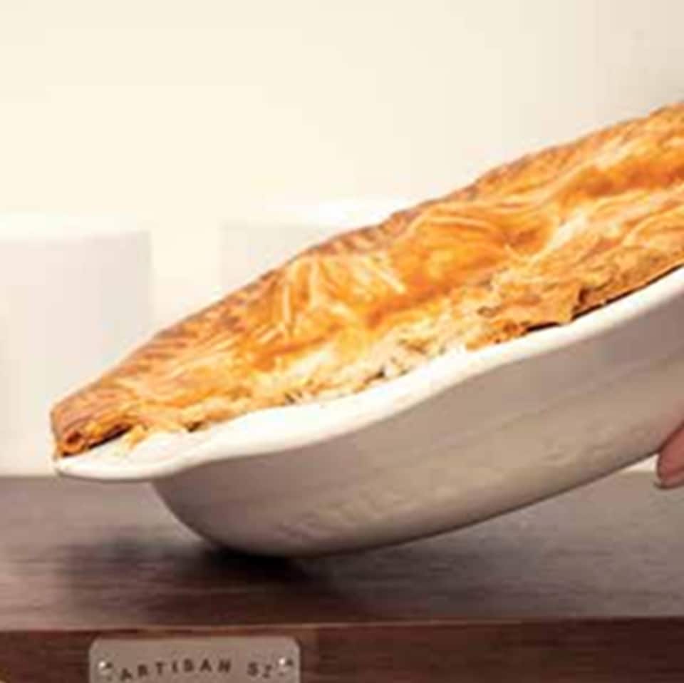 image 1 of Pie Dish: 24cm Fluted Round Pie Dish