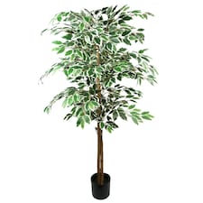 Artificial Ficus Tree Realistic Extra Large 5ft Botanik | Green | 5ft