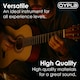 image 3 of Oypla 34" Half Size 1/2 6 String Classical Acoustic Guitar Brown