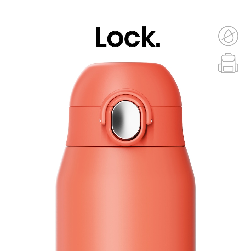 image 1 of ION8 REVIVE Insulated Steel Water Bottle, Dual Tone, 360ml / 12oz
