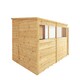 image 7 of 8 x 6 Feet Woodsman Shiplap Pent - Styrene - L255 x W188.1 x H212.5 cm | Brown | 1