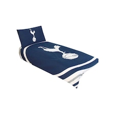 Tottenham Hotspur FC Pulse Duvet Cover Set - Navy/White - Single