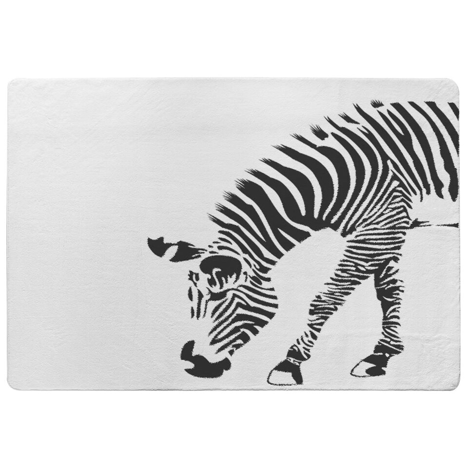 image 1 of Zebra (Rug) White | XL: 160x230cm