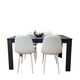 image 1 of Dining Table Set with 4 Chairs Dining Room, Kitchen table set of 4 Grey