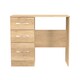 image 1 of Hampshire 3 Drawer Vanity in Nebraska Oak (Ready Assembled) | Brown | Nebraska Oak