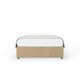 image 2 of Memory Maestro Memory Foam Cream Linen Divan Set Small Double