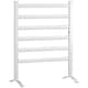 image 6 of HOMCOM 6 Bar Electric Towel Warmer Aluminum Wall Mounted & Free Standing Silver