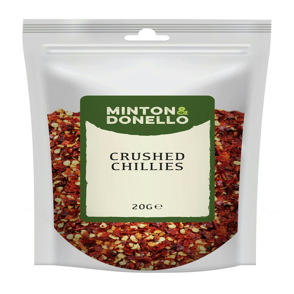 image 1 of Minton & Donello Crushed Chillies 10 x 20g