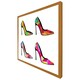 image 1 of Geometric high heels (Picutre Frame) Brown | Oak | XL