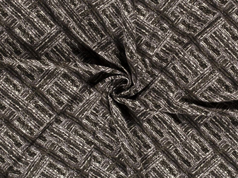 Grey Stretch Woven Polyester Crepe Fabric for Dressmaking, 150cm / 59" Wide - per metre