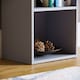 image 3 of Vida Designs Oxford 3 Tier Cube Bookcase Display Storage, Grey