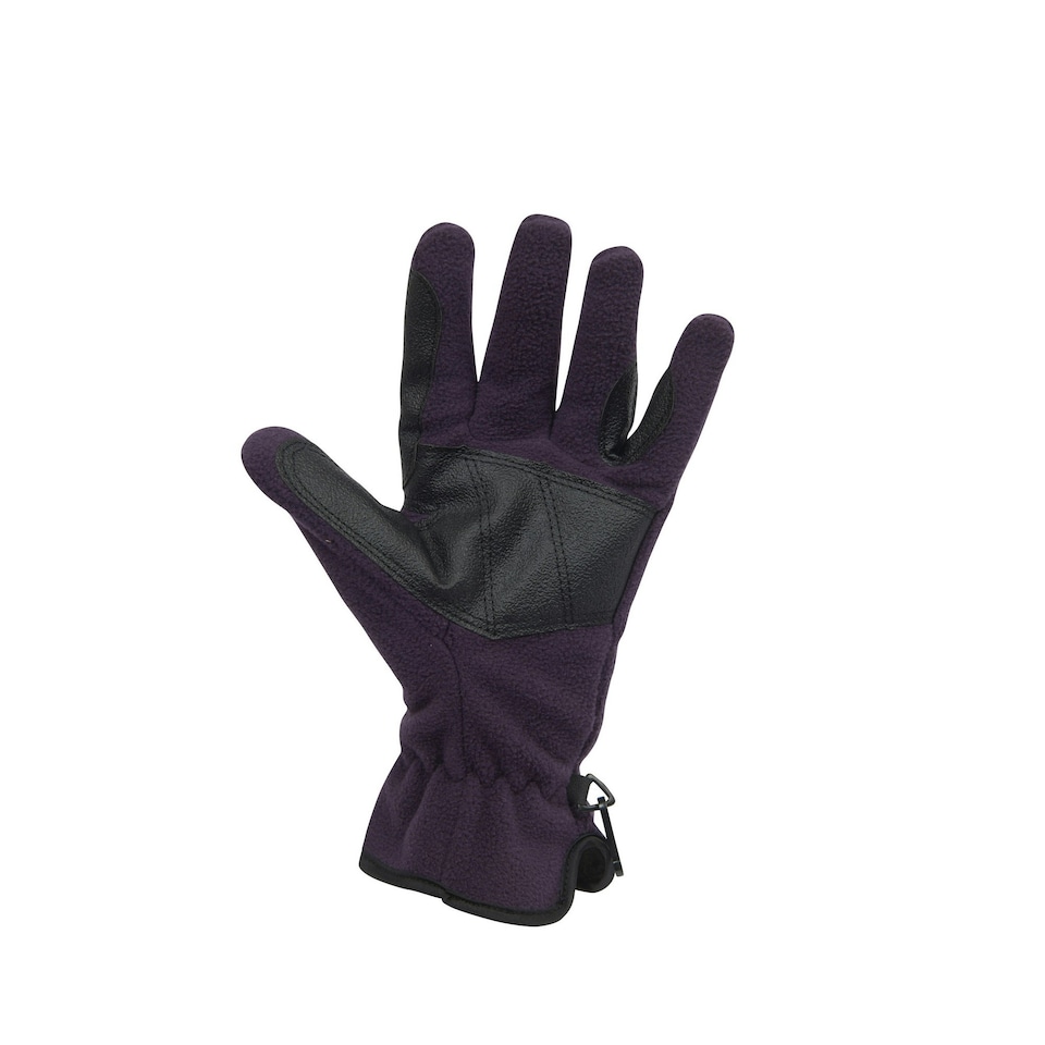 image 1 of Dublin Adults Unisex Polar Fleece Riding Gloves - Purple - Small Purple | Small