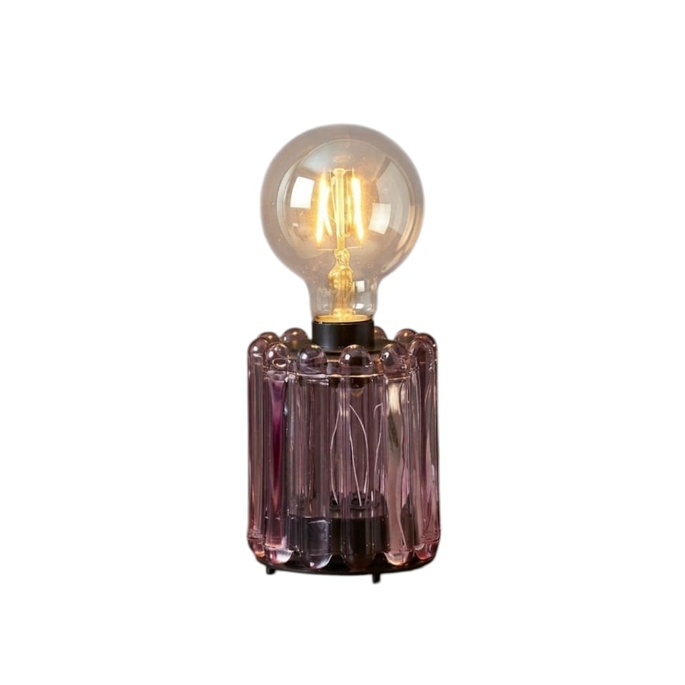 image 1 of Iris Bulb Milan Glass Table Lamp