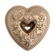 image 1 of Nordic Ware Toffee Floral Heart Cake Pan