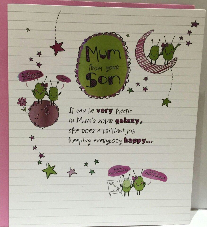 image 1 of Mum From Your Son Humour Mother's Day Card