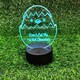 image 2 of Easter Hatchling Clear Acrylic Sign with LED Light Base