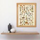 image 4 of Millot Encyclopedia Mushrooms Fungi Kitchen Wood Framed Wall Art Print