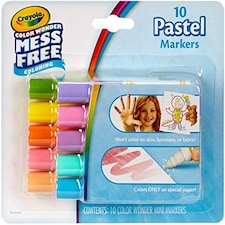 Crayola Color Wonder Pastel Mini Markers 10 Count