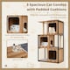image 8 of COSTWAY Modern Cat Tree Kittens Cat Tower House