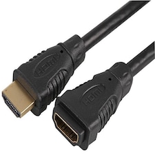 PRO SIGNAL - HDMI Male to Female Lead with Gold Plated Connectors, 5m