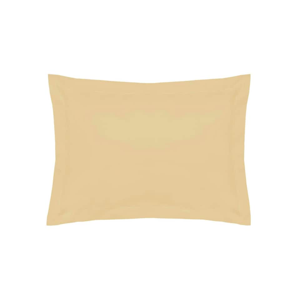 Belledorm 200 Thread Count Egyptian Cotton Oxford Pillowcase - Papyrus - One Size
