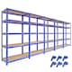 image 1 of 5 x T-Rax 90cm Blue Racking & Bay Connectors Blue