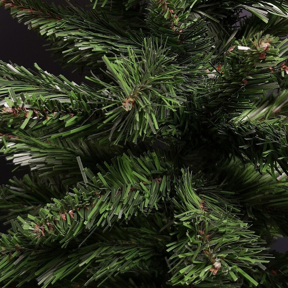image 1 of 5ft (1.5m) Pencil Style Slim Artificial Christmas Tree in Plain Green