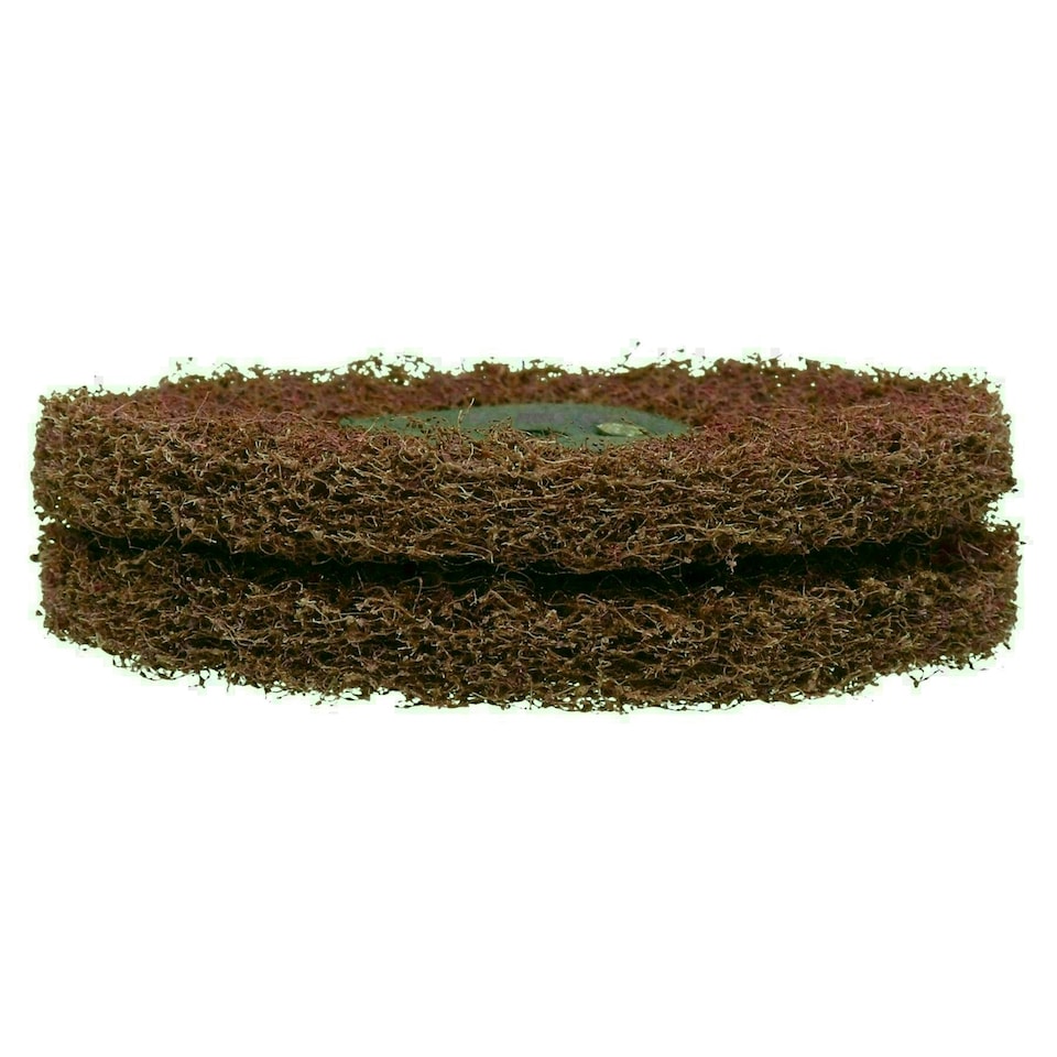 image 1 of Coarse Abrasive Scotch Mop Rust Paint Removal Polishing Buffing 4" x 2 Row