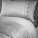 image 2 of Portfolio Home Rouen Embellished Sequins Bedding Duvet Cover Set Silver | King