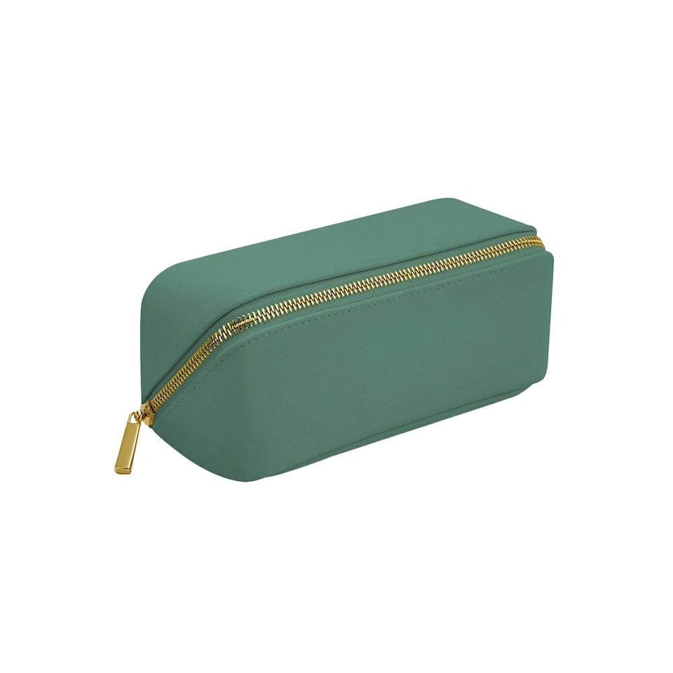 image 1 of Bagbase Mini Open Flat Cosmetic Case - Sage Green - One Size Green