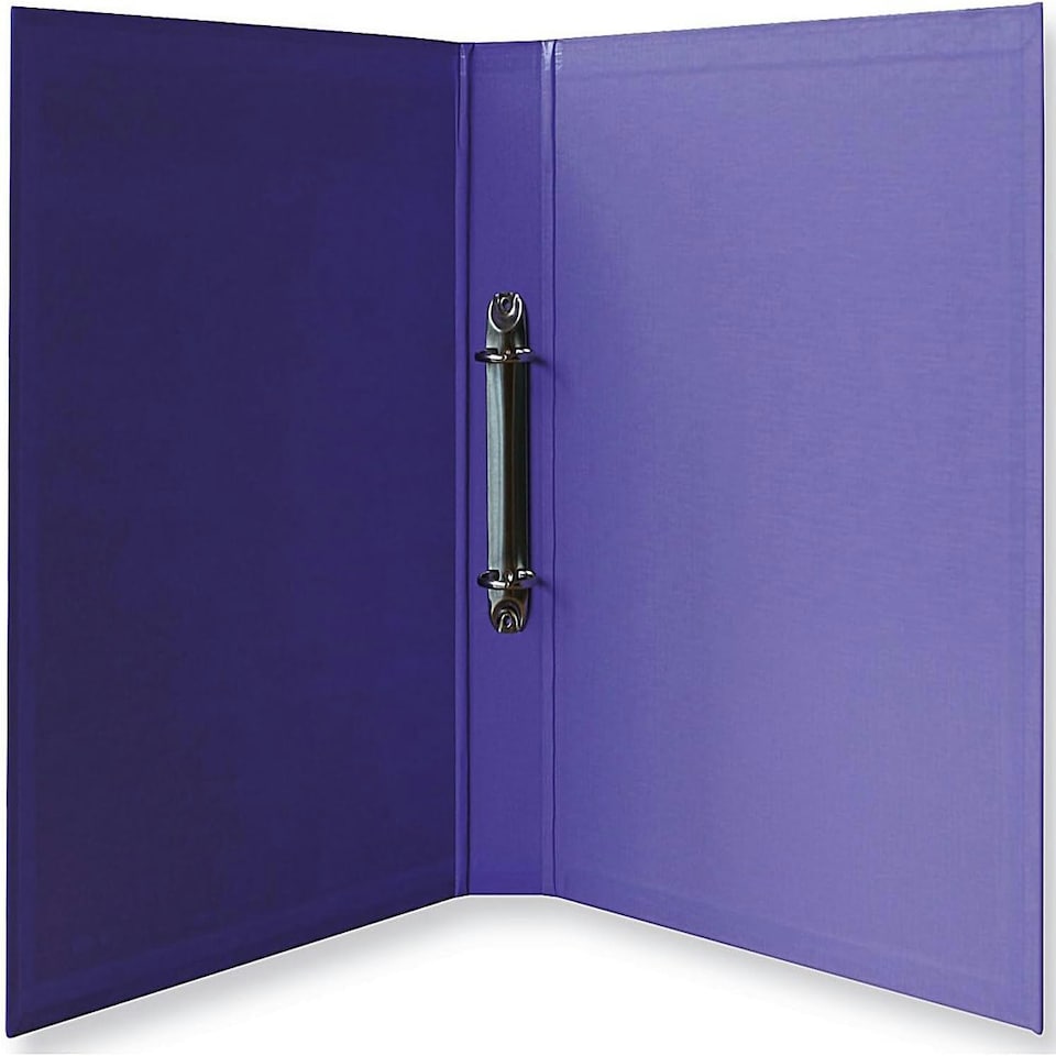 image 1 of Pack of 10 A4 Purple 25mm Polypropylene 2 Ring Binders