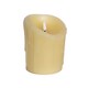 image 1 of 13x9cm Battery Operated Realistic Candle with Melted Effect & Dancing LED Flame