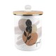 image 1 of Proteas Flowers Compost Caddy - Metal 2L Decorative Kitchen Food Waste Bin