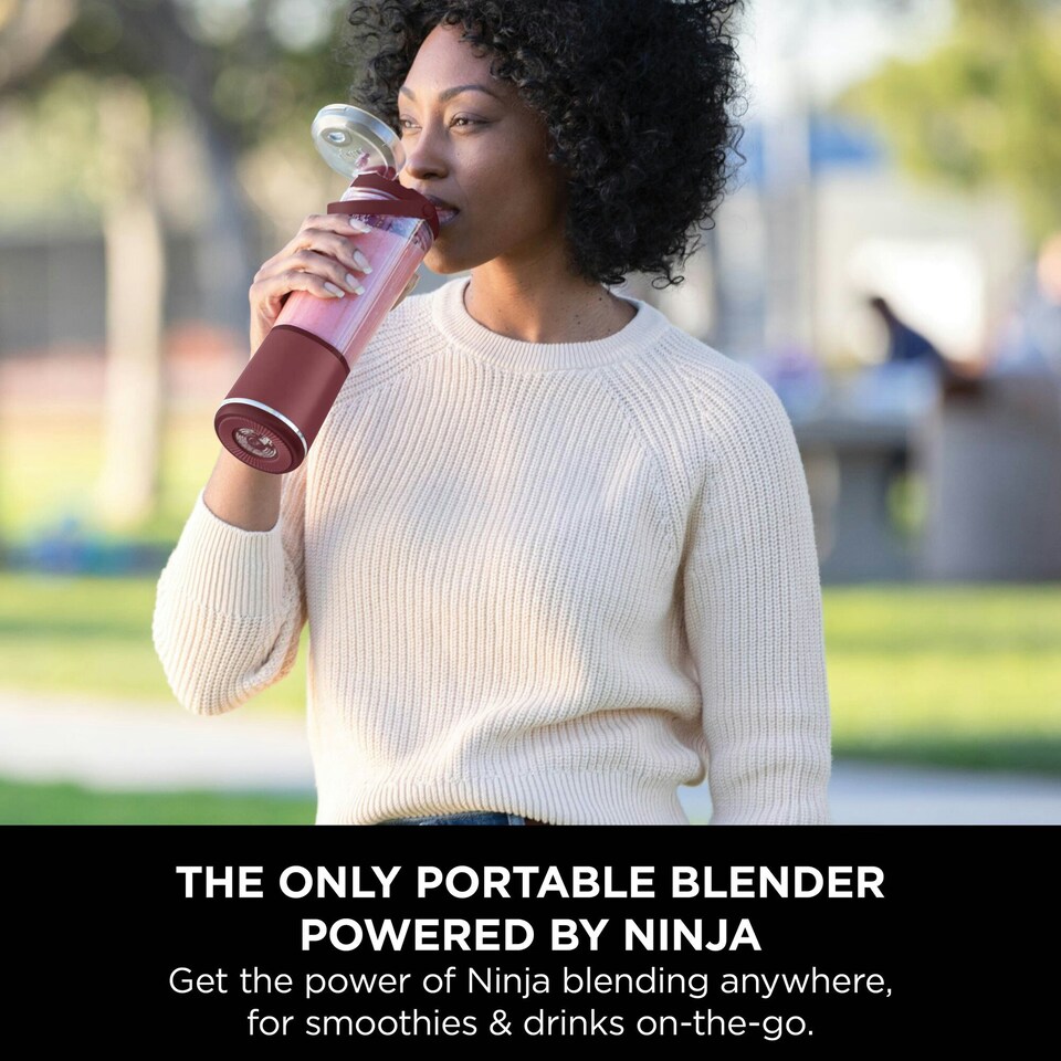 image 1 of Ninja Blast Cordless Portable Blender in Cranberry BC151UKCR N/A