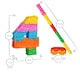 image 3 of Pinatas Number 4 Cardboard Pinata, Stick and Blindfold Set - W35cm x D7.5cm x H50cm - Multi
