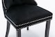image 9 of Romsey Set of 4 Modern Velvet Dining Chairs with Solid Oak Legs