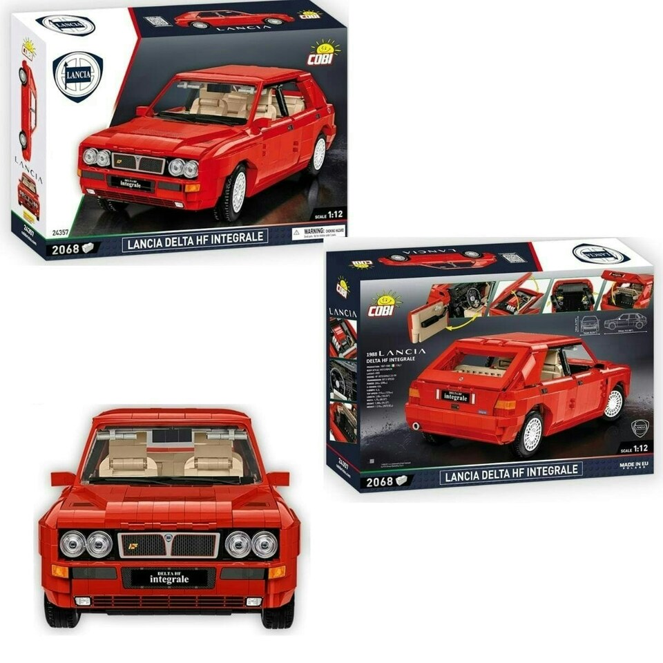 image 1 of COBI Lancia Delta HF Intg. brick model car - COBI 24357 - 2068 bricks