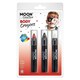 image 2 of Moon Creations Logo Body Crayons - Red/Black/White - One Size