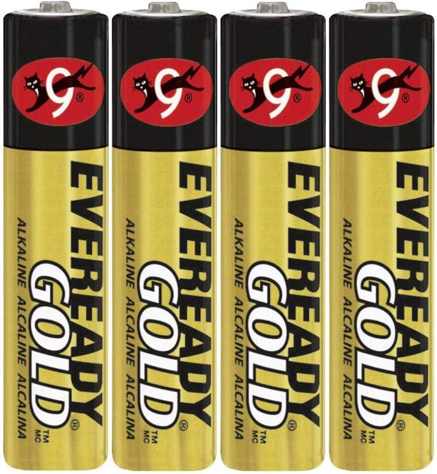 image 1 of Eveready Alkaline Gold AAA Batteries, Pack of 4