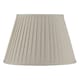 image 1 of 35cm Taupe Poly Cotton Pleat Lamp Shade For Table Lamps