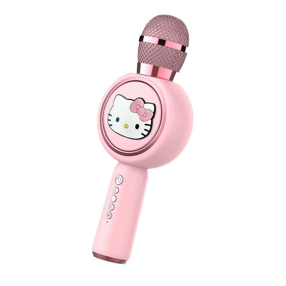 image 1 of Hello Kitty Karaoke Microphone and Wireless Speaker with LED Lights