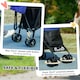 image 8 of PawHut Lightweight Foldable Dog Stroller for Mini Dogs Blue