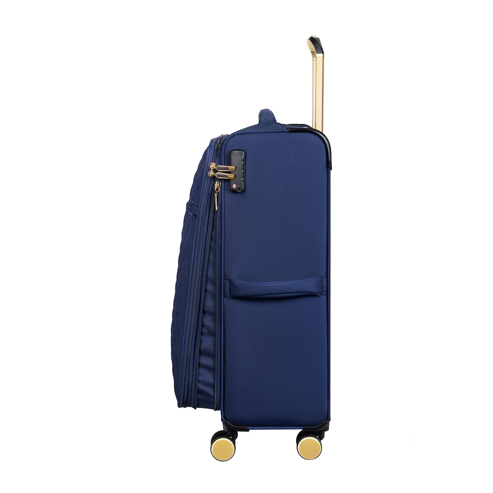 image 1 of IT Luggage Glimmering Ocean Cavern Expandable Medium Suitcase with TSA Lock Blue | Medium