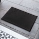 image 2 of Nicoman Ribbed Harmony Entrance Doormat 60x40cm | Black | 60x40cm