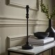 image 2 of ValueLights Maggie Black Candlestick Table Lamp Base | Black