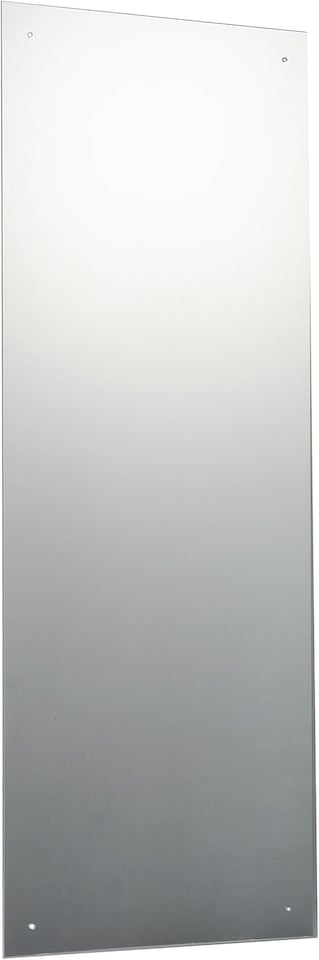 image 1 of 120 x 45cm Rectangle Frameless Bathroom Mirror with Pre-drilled Holes and Wall Hanging Fittings