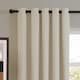 image 6 of Furn Soft Chenille Blackout Eyelet Curtain Pair, 168cm width x 183cm drop | Cream | Ecru | 1
