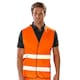 image 2 of Result Adults Unisex Core Motorist Hi-Vis Vest - Fluorescent Orange - L/XL