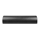 image 2 of Fitness Mad Studio Pro Half Round Foam Roller - Black - 7.5cm x 90cm x 15cm